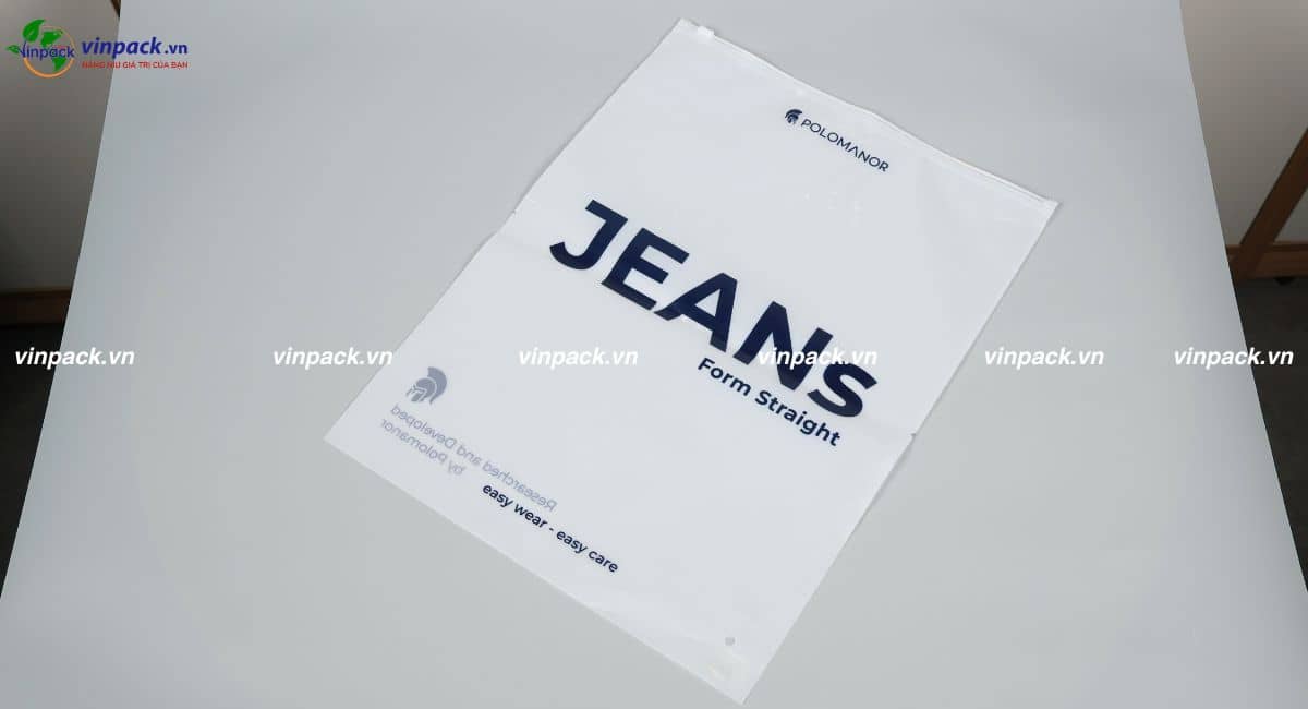 Mẫu túi zip khóa kéo