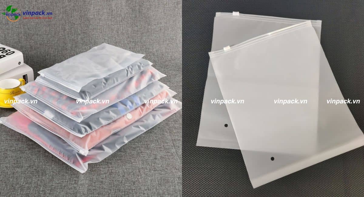 Mẫu túi zip khóa kéo HD