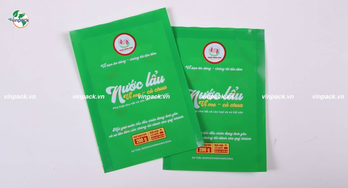 Mẫu bao bì đựng gia vị nước lẩu