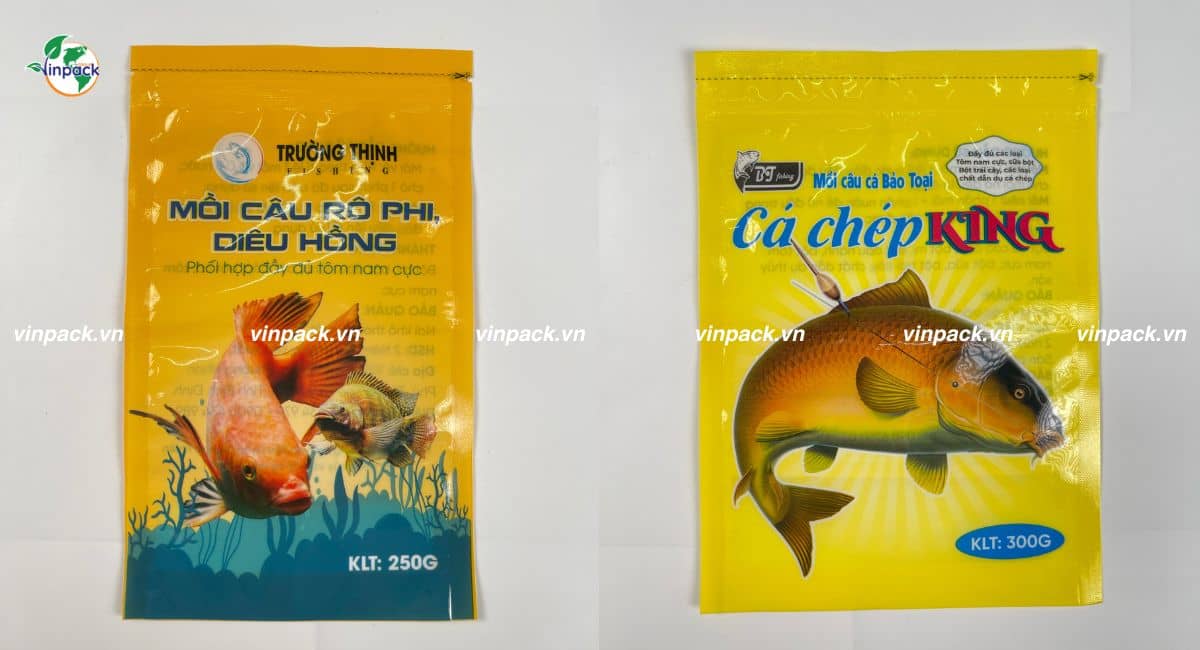 bao bì nông nghiệp đựng mồi câu cá