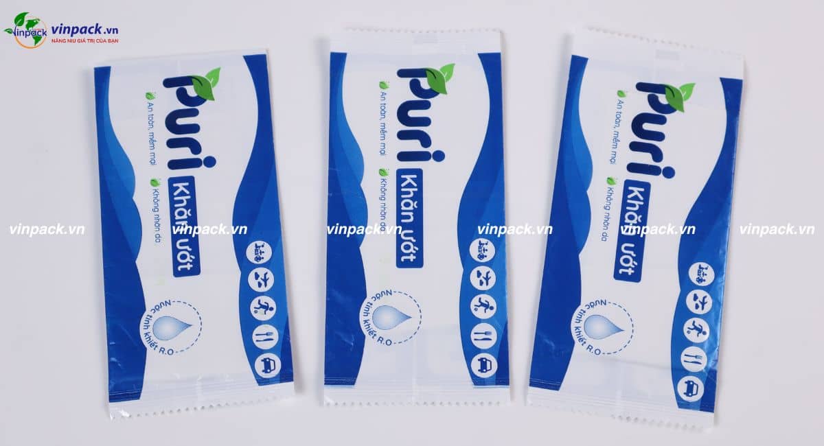 Bao bì hóa mỹ phẩm khăn lạnh