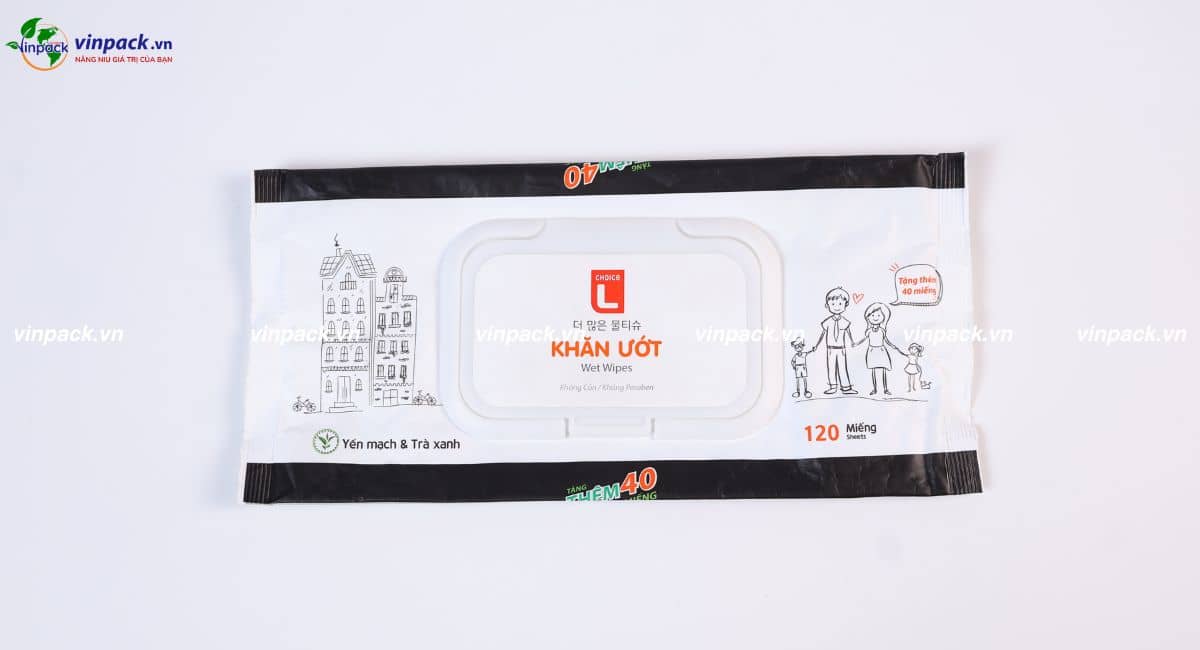 Bao bì hóa mỹ phẩm loại khăn ướt