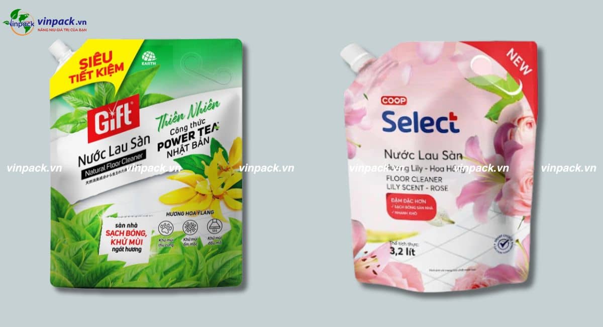 Bao bì hóa mỹ phẩm nước lau sàn