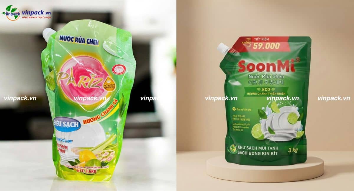 Bao bì hóa mỹ phẩm nước rửa chén