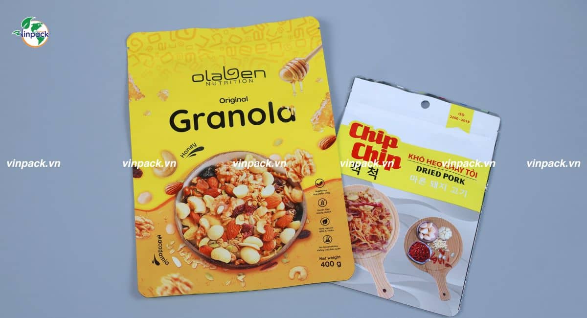 Mẫu bao bì đựng thực phẩm 