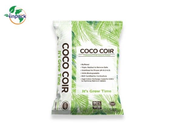 bao bì đựng xơ dừa đóng gói linh hoạt