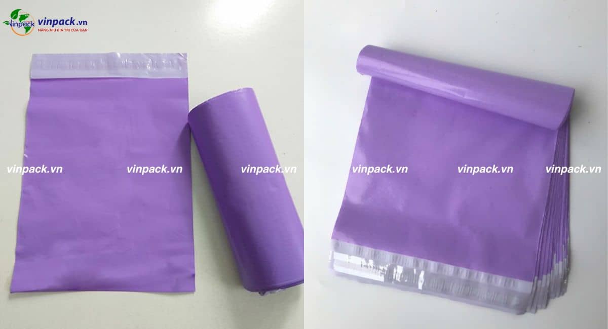 Túi niêm phong HD màu tím