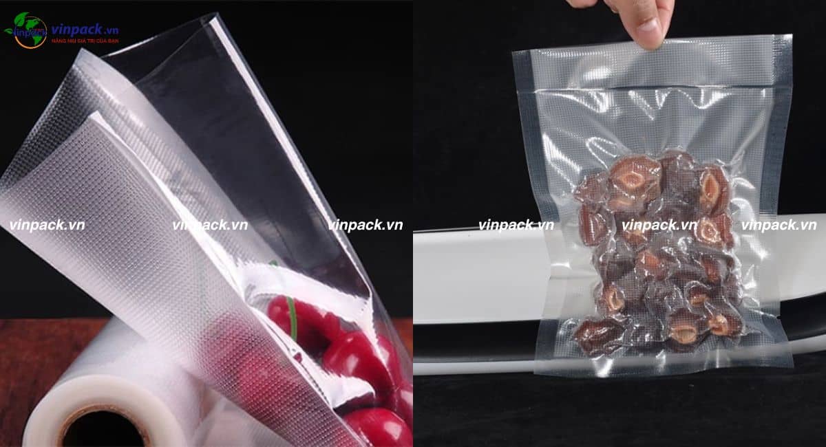 Túi hút chân không 1 mặt trơn 1 nhám