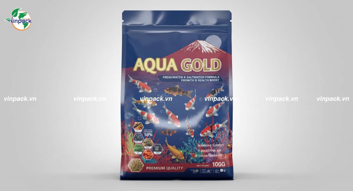 Bao bì thức ăn cá cảnh màng ghép nhiều lớp
