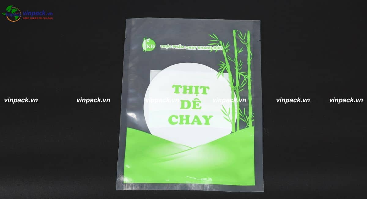 Túi chân không đựng thịt dê chay in đẹp