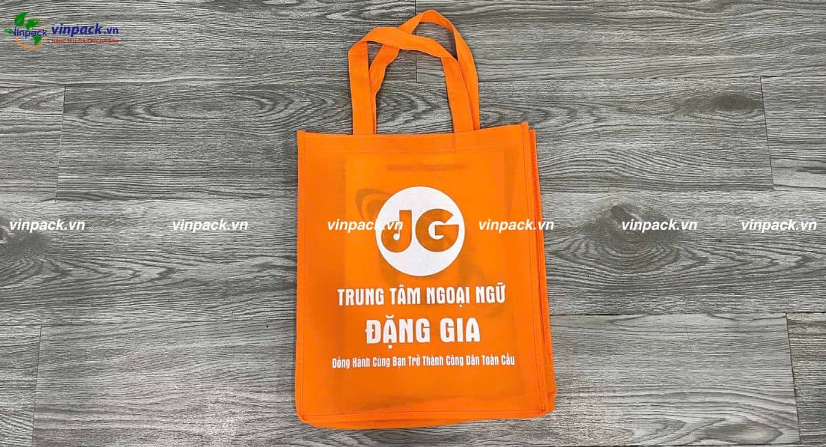 Mẫu túi vải trung tâm ngoại ngữ