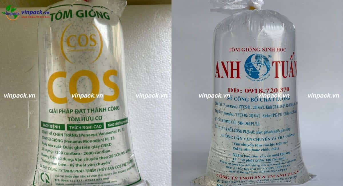 túi đựng tôm giống chịu lực tốt