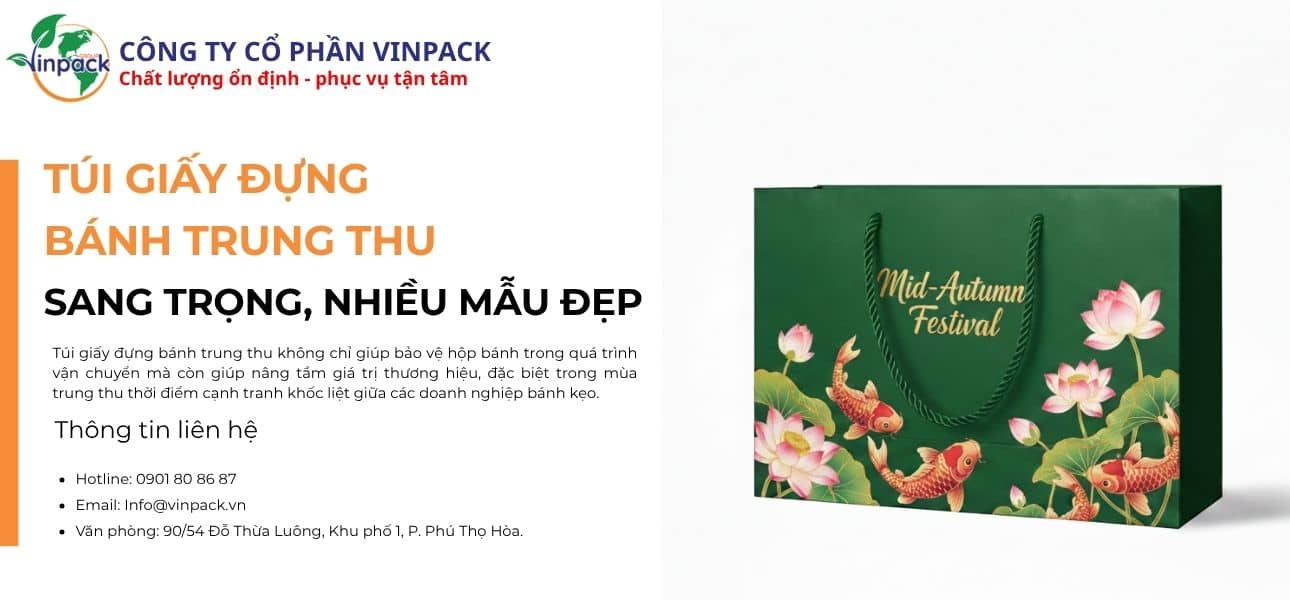 In túi giấy đựng bánh trung thu theo yêu cầu