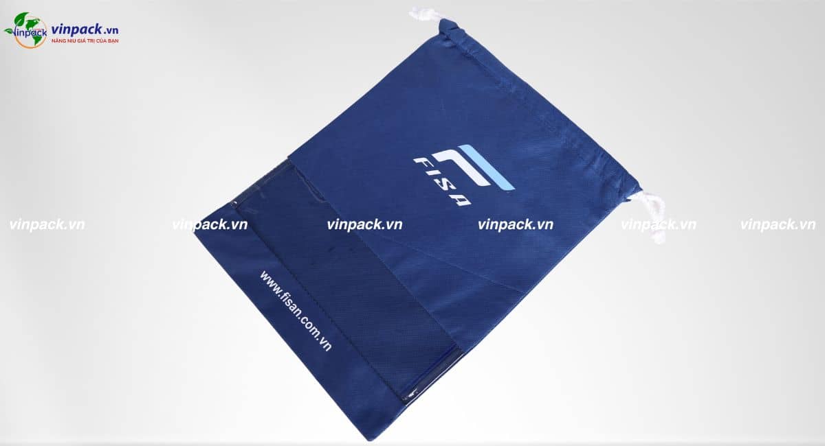 Túi dây rứt vải không dệt quà tặng