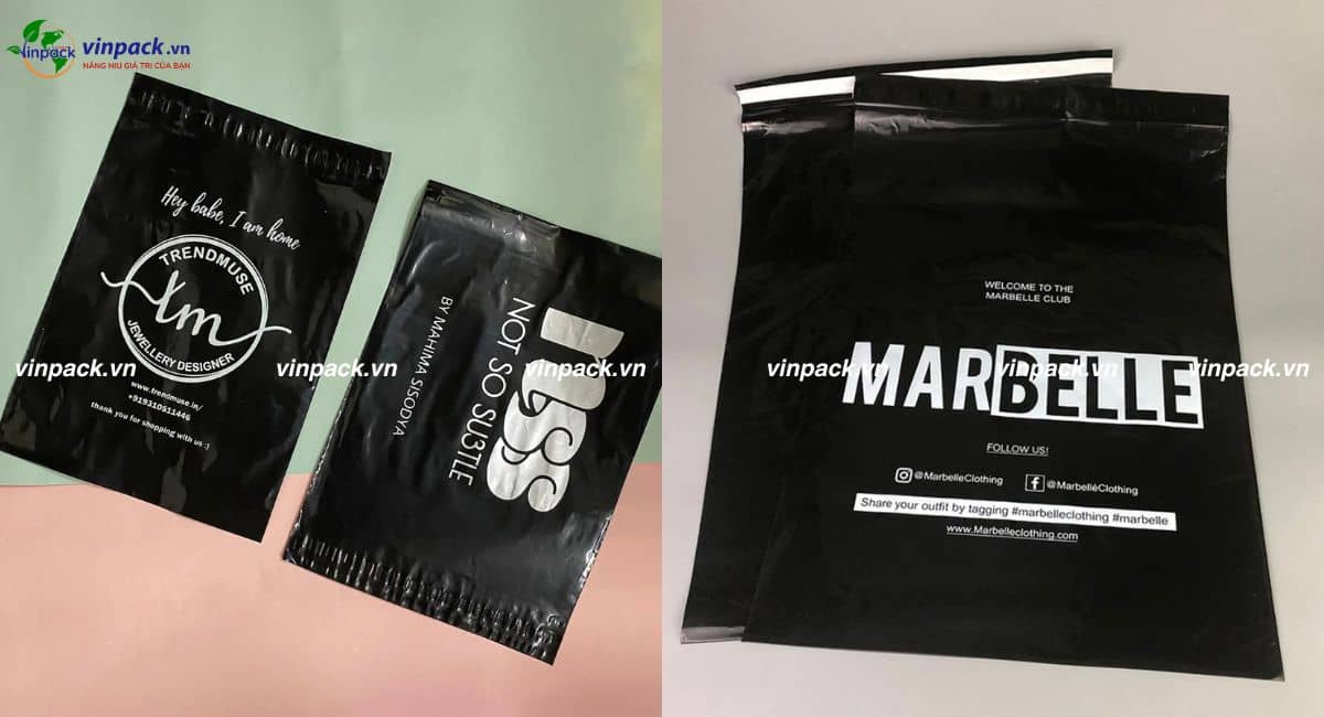 Túi niêm phong PE in logo