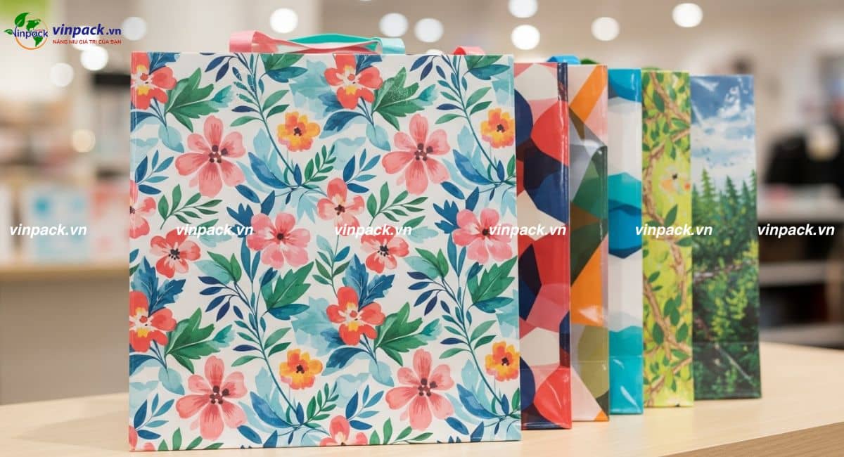 Túi PP dệt cán màng đựng quà tặng