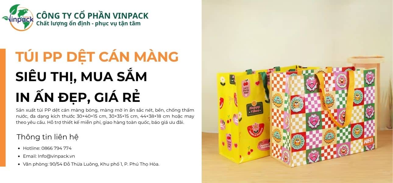 Túi PP dệt cán màng