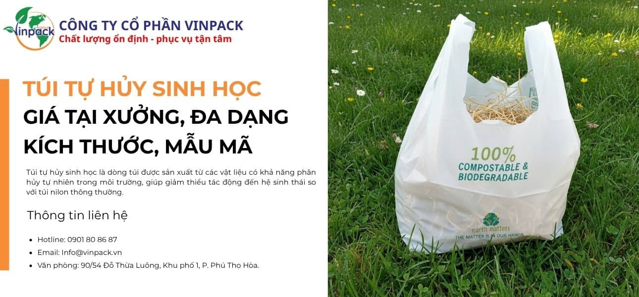 Túi tự hủy sinh học Vinpack