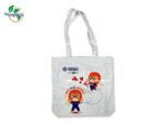 Túi vải bố đi học thêm in hoạt hình vui nhộn