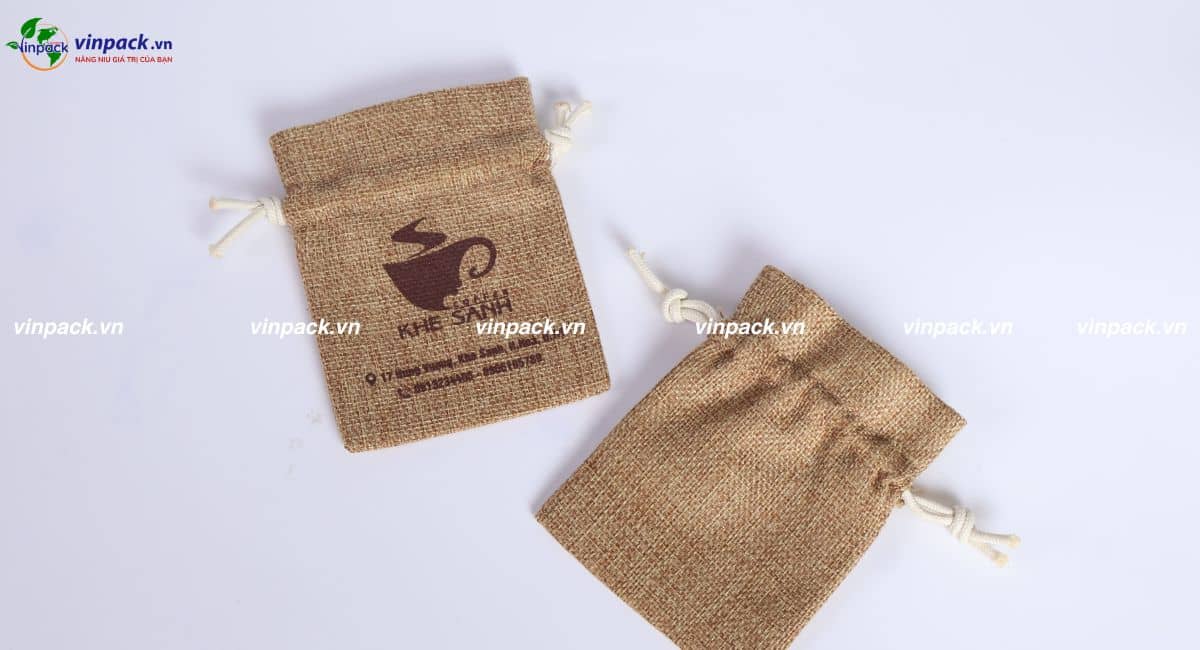 Túi vải đay dây rút