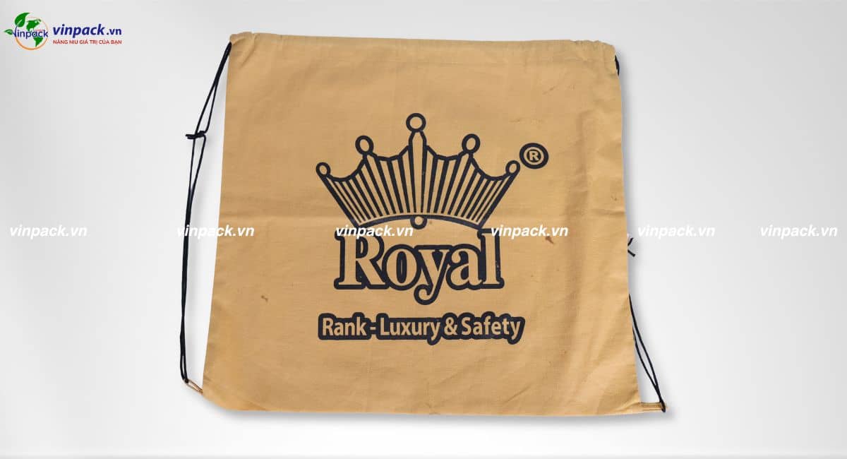 Túi vải không dệt dây rút quà tặng