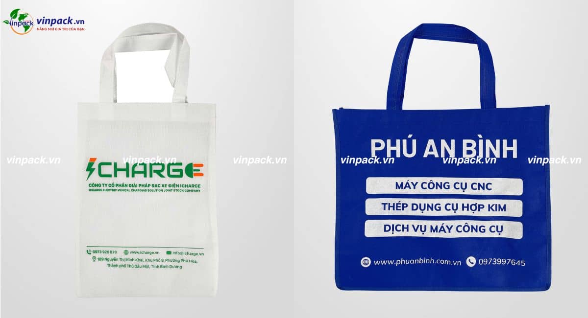 Túi vải không dệt in theo yêu cầu