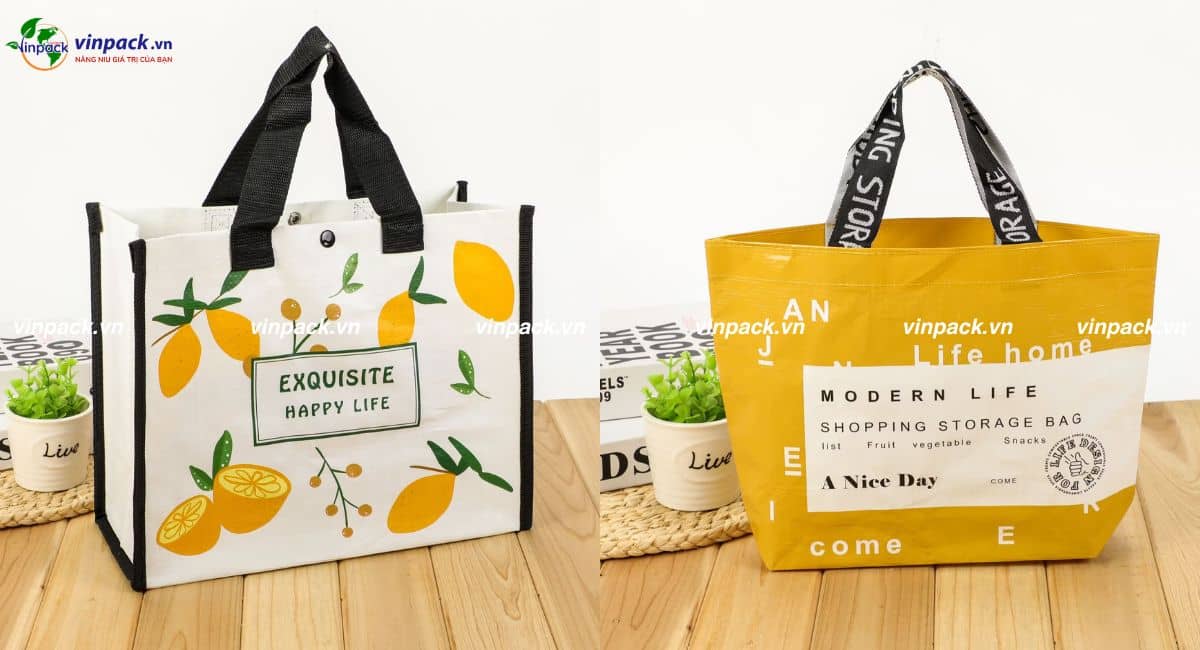 Túi vải pp dệt đựng thực phẩm