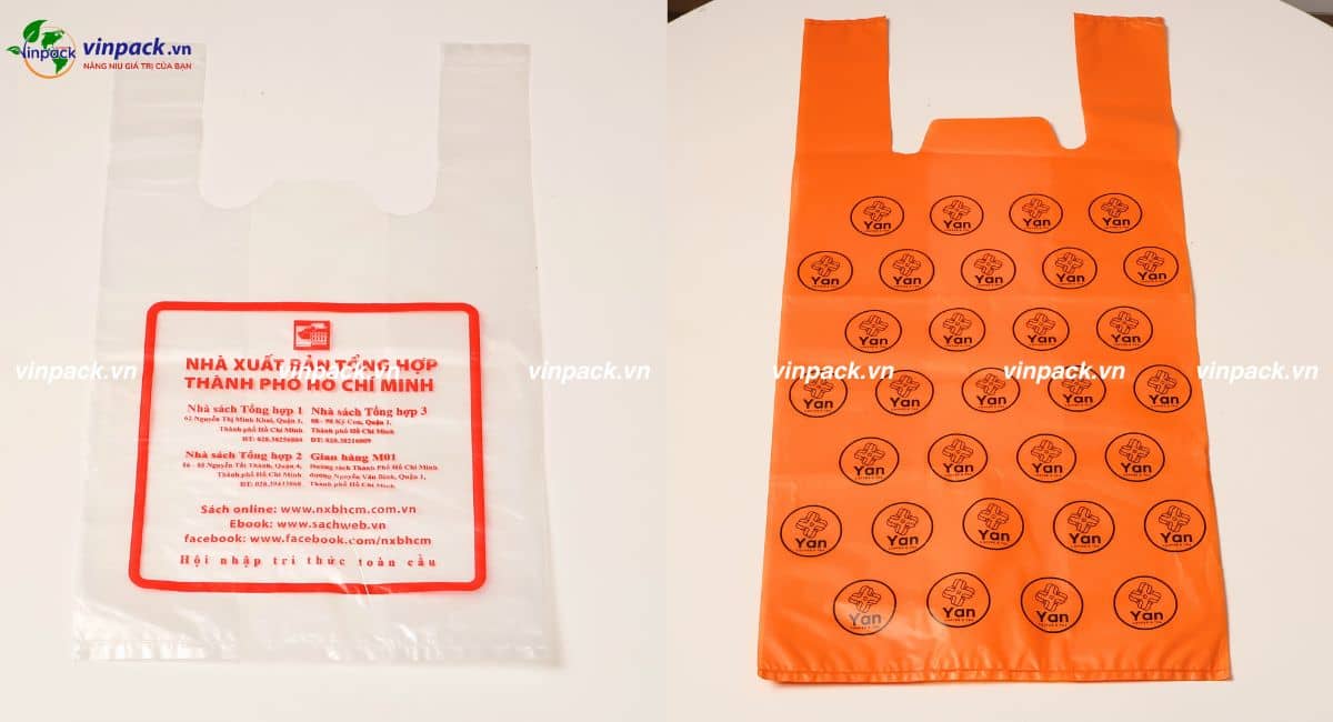 Túi xốp PE 2 quai