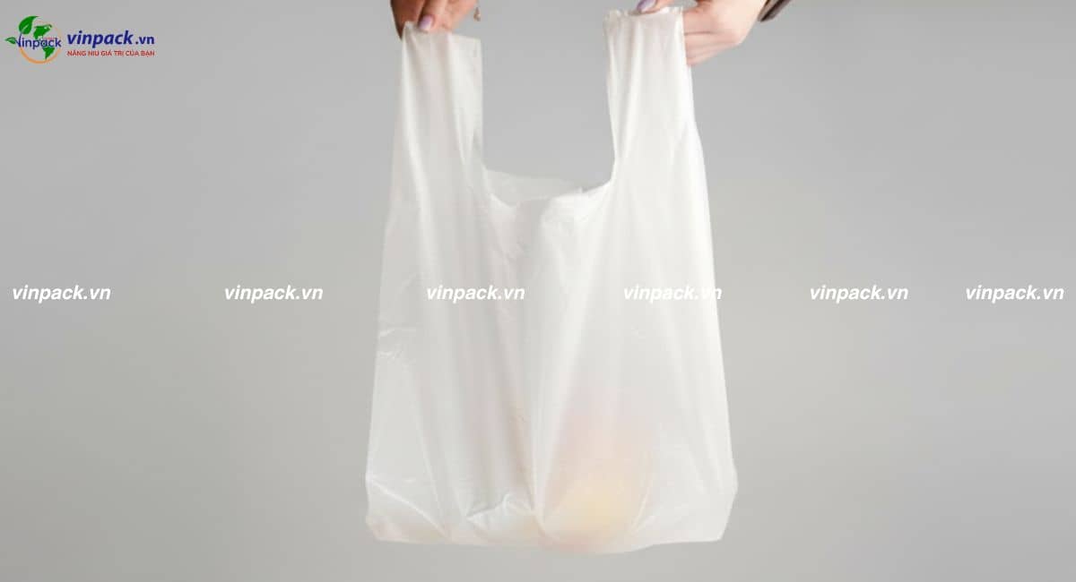 Túi xốp tự huỷ sinh học trơn không in