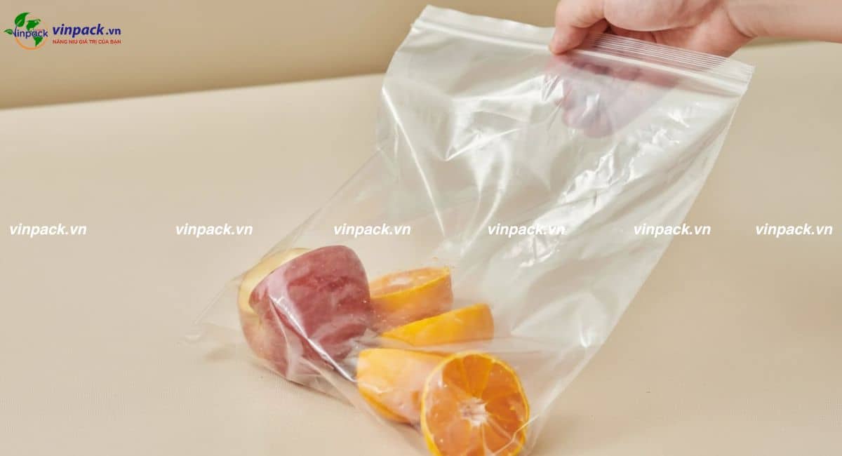 Mẫu túi zip sinh học đựng thực phẩm