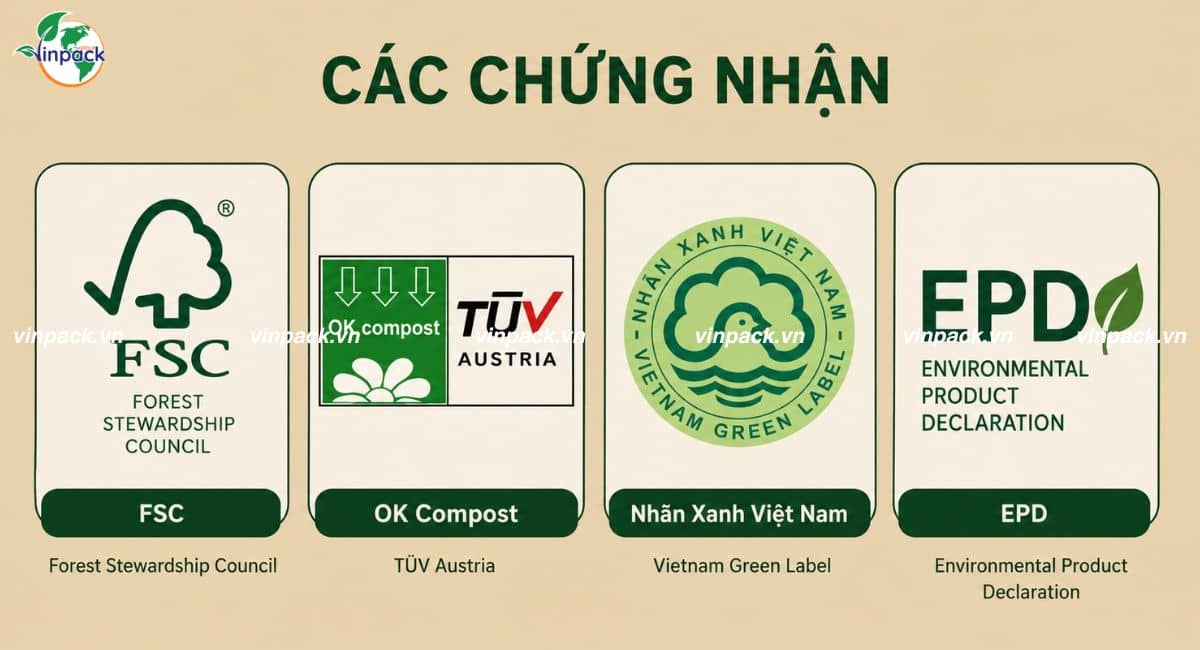Các chứng nhận nhãn sinh thái phổ biến trên thị trường