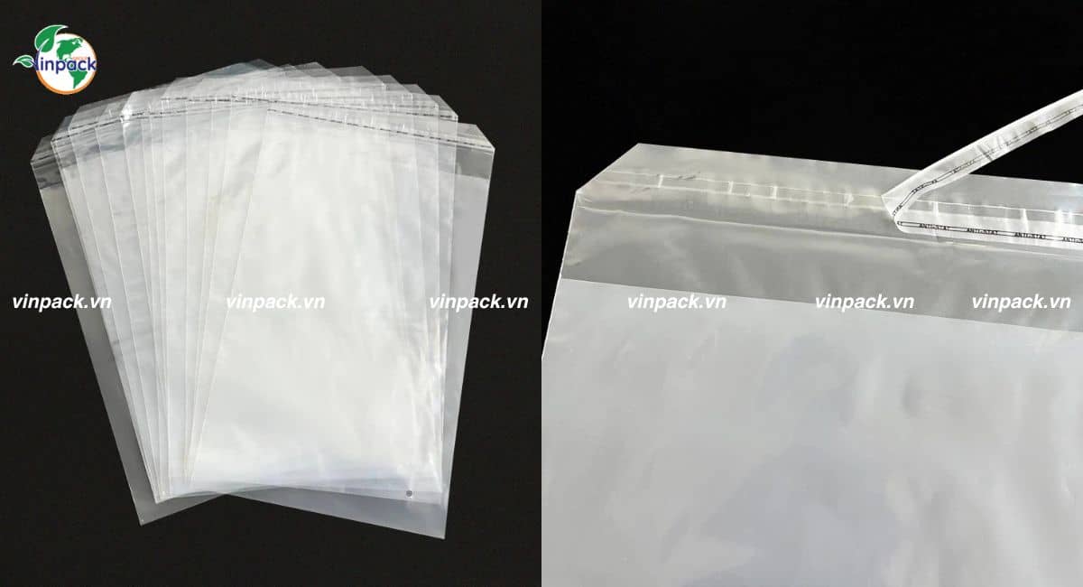 Túi HD dán miệng trơn đựng tài liệu hồ sơ