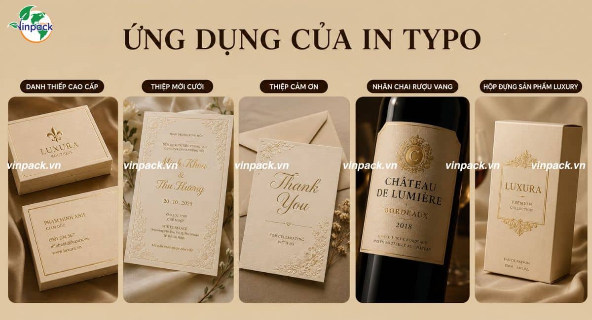 Ứng dụng kỹ thuật in typo vào các ấn phẩm