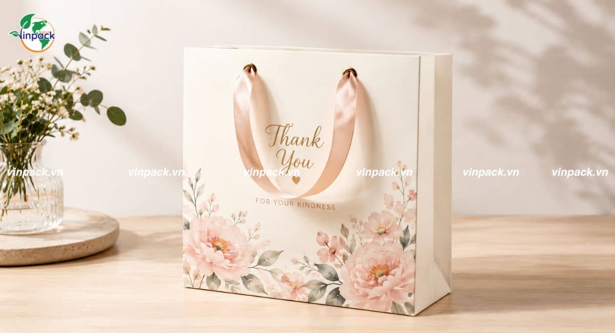 Vinpack nhận in túi giấy quà tặng theo yêu cầu