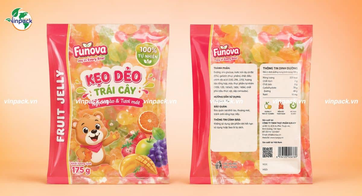 Mẫu minh họa màng ghép OPP CPP