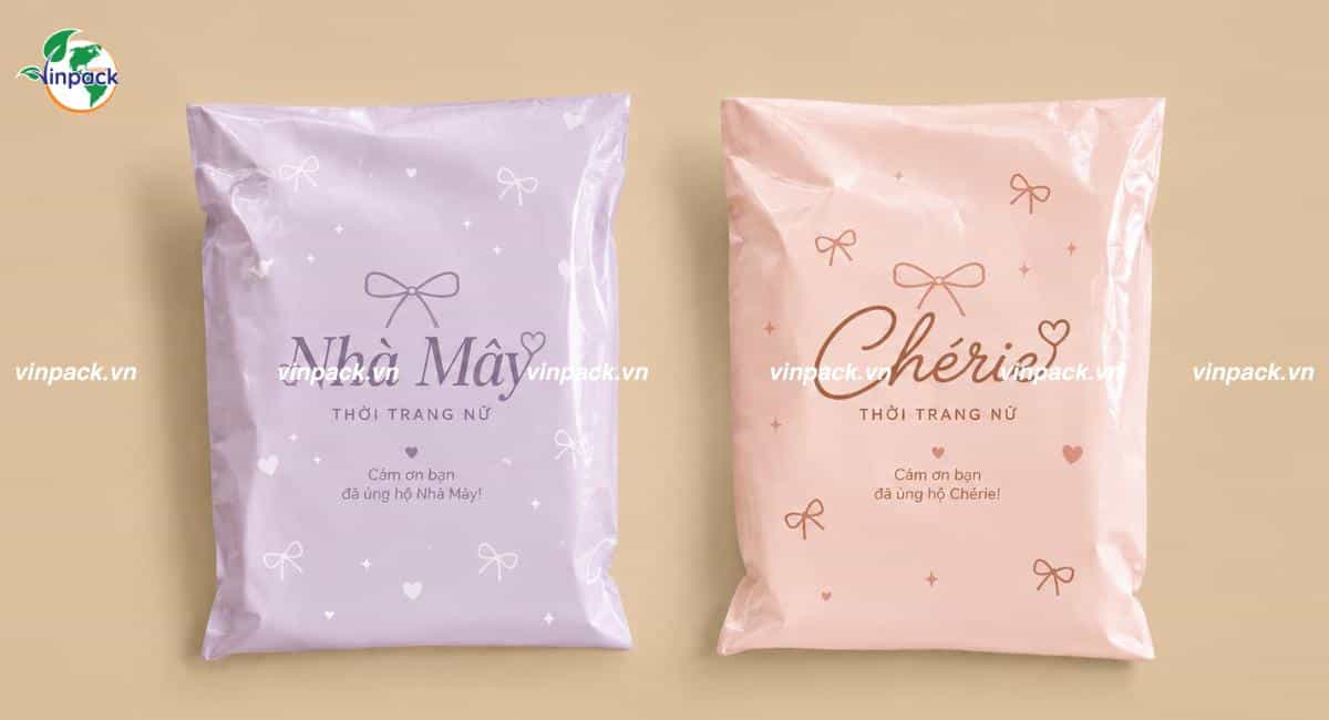 Mẫu túi niêm phong in logo rõ nét