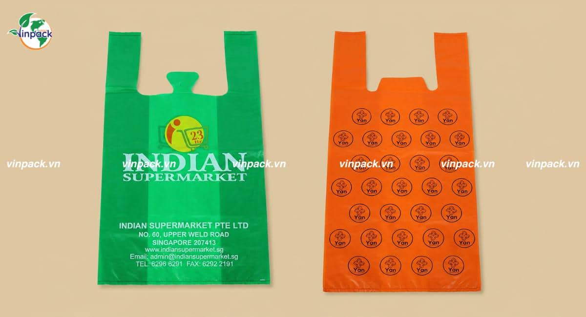 Túi xốp 2 quai xuất khẩu