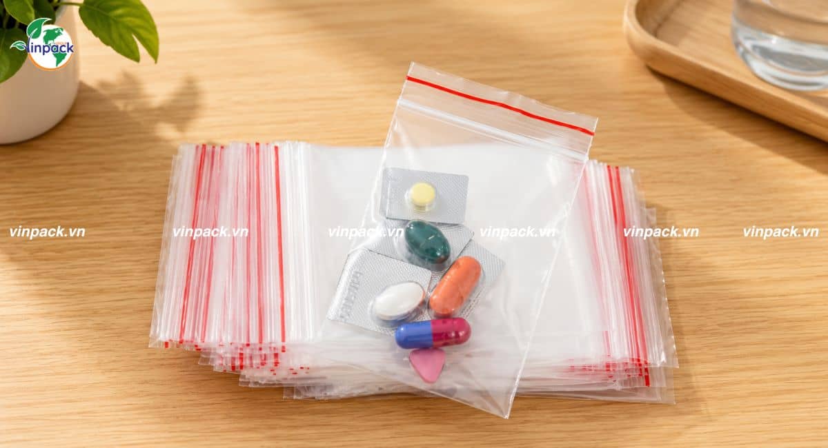 Mẫu túi zipper đựng thuốc
