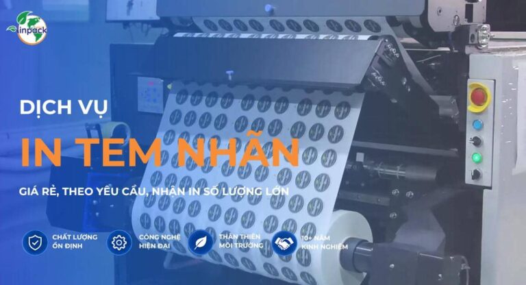 Dịch vụ in tem nhãn theo yêu cầu của Vinpack