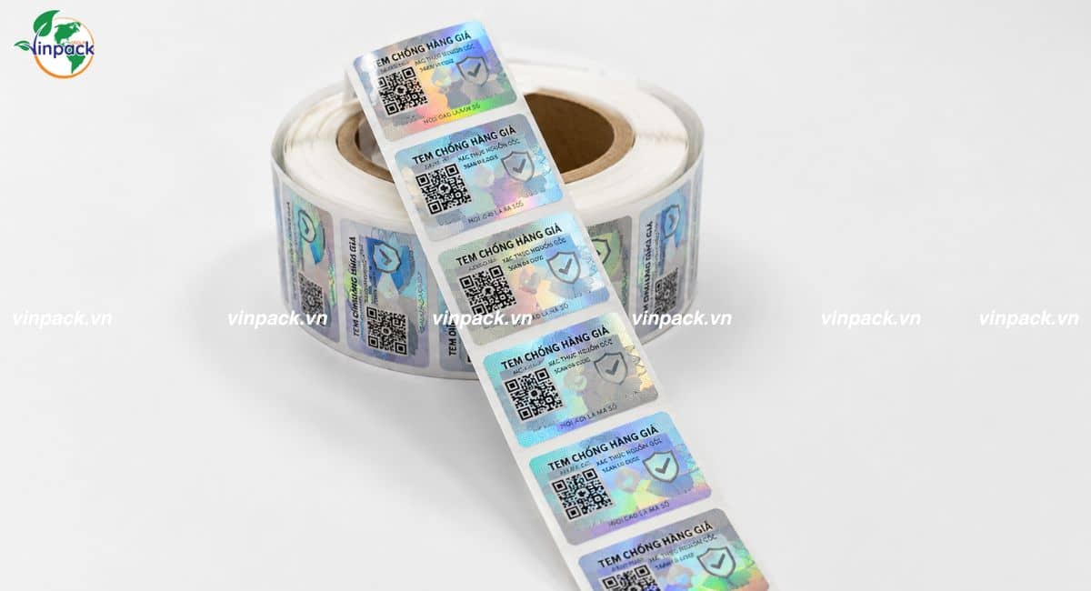 Mẫu tem nhãn hologram