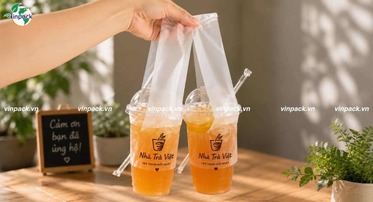 Mẫu túi đựng ly chữ T quai xách chắn chắn