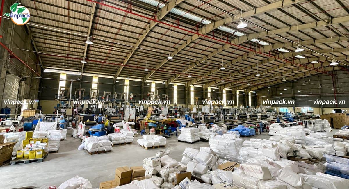 Xưởng sản xuất bao bì đạt tiêu chuẩn an toàn thực phẩm