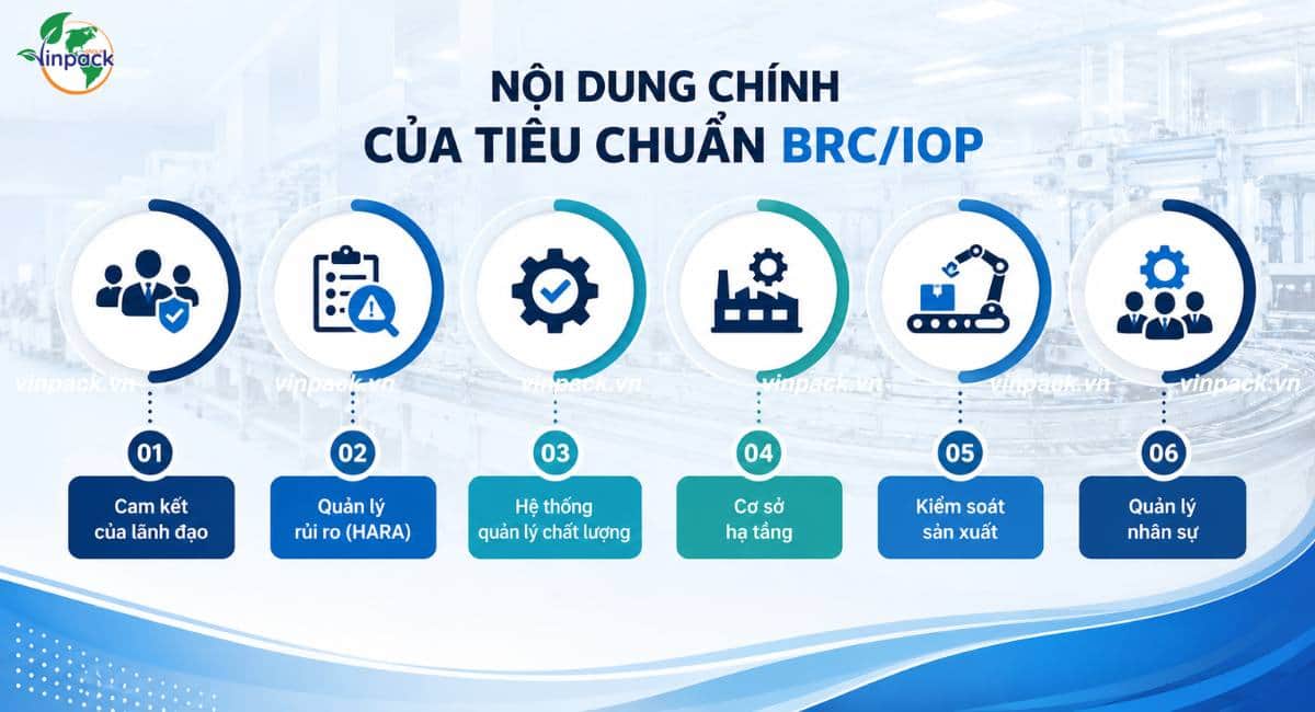 Nội dung chính của tiêu chuẩn BRC/IOP