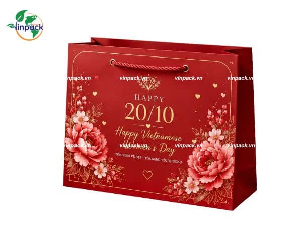 Túi giấy 20/10 cho tiệm trang sức Túi giấy 20/10 cho tiệm trang sức
