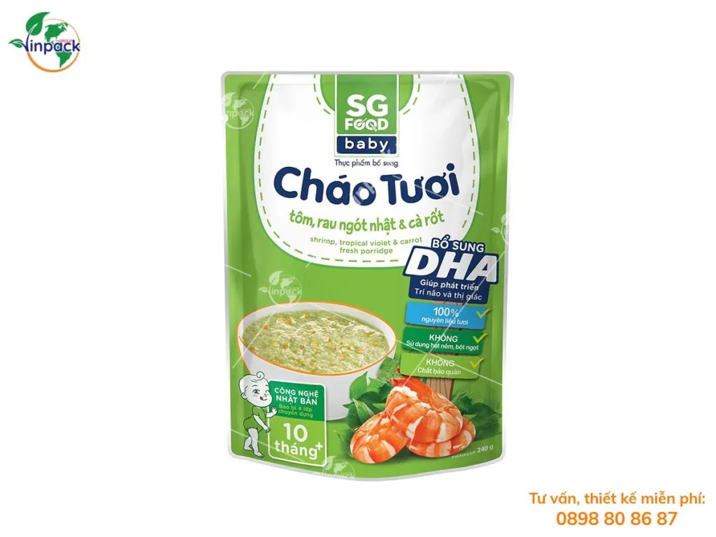 Bao bì cháo tươi