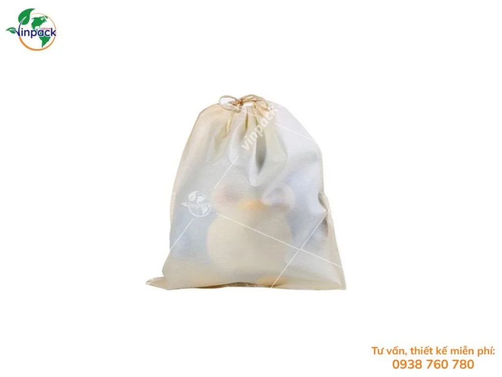 Túi Vải Không Dệt Dây Rút