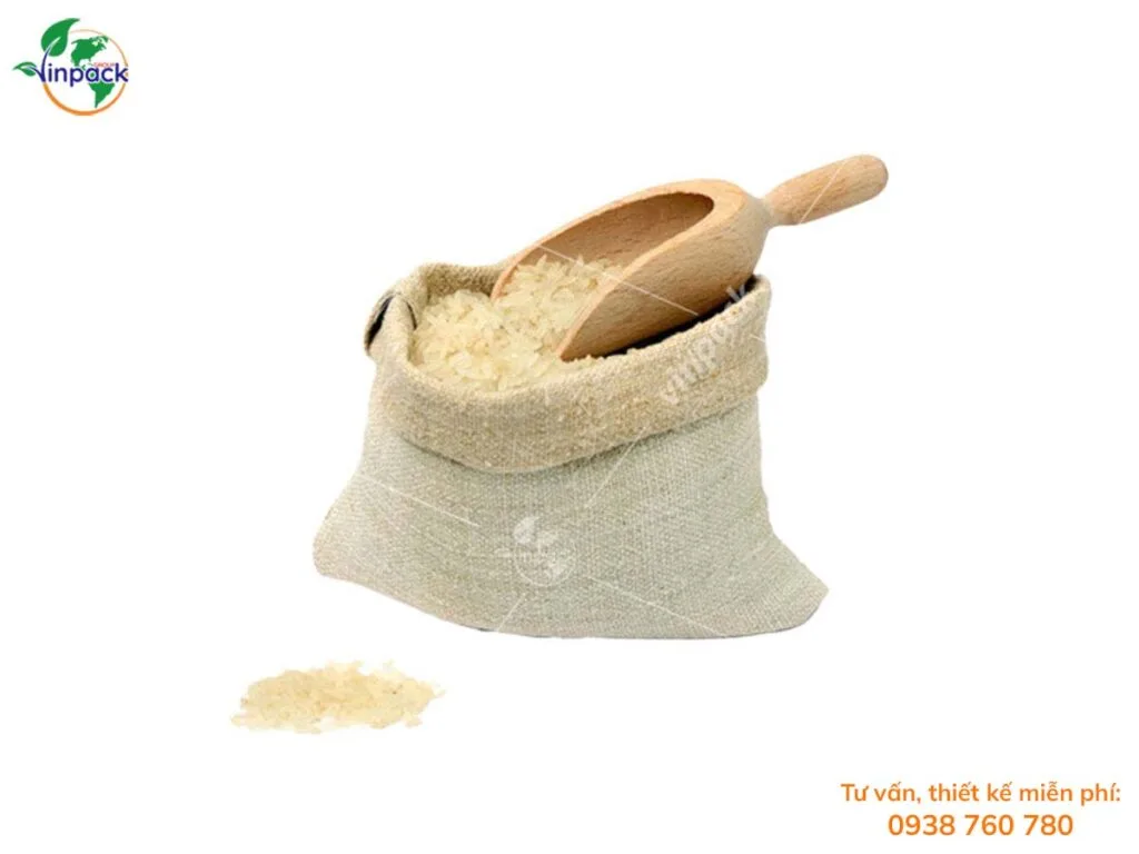 Túi Vải Đay Đựng Gạo