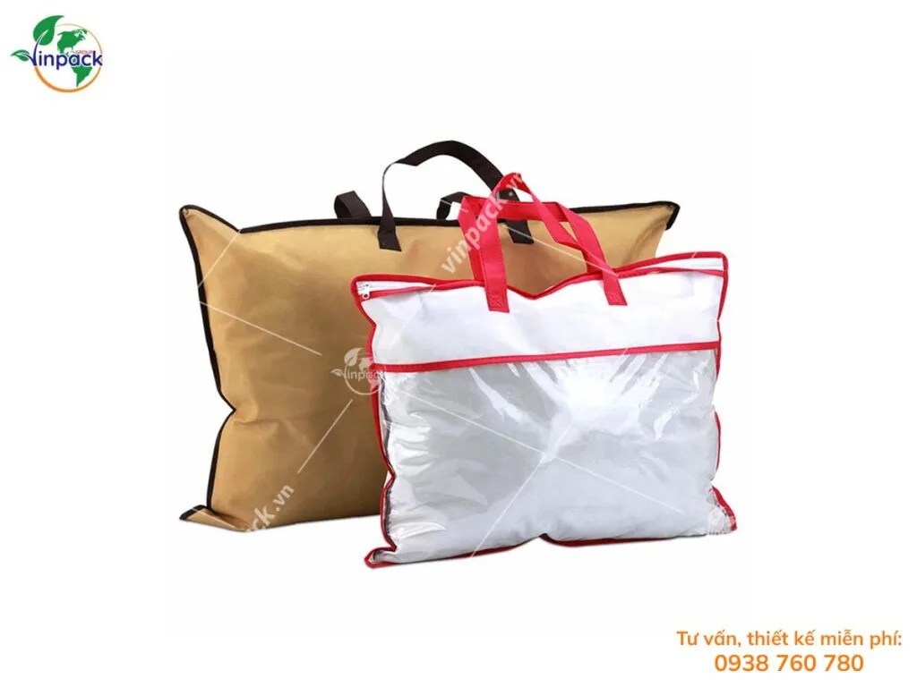 Túi Vải Không Dệt Đựng Chăn Màn Drap Gối Nệm