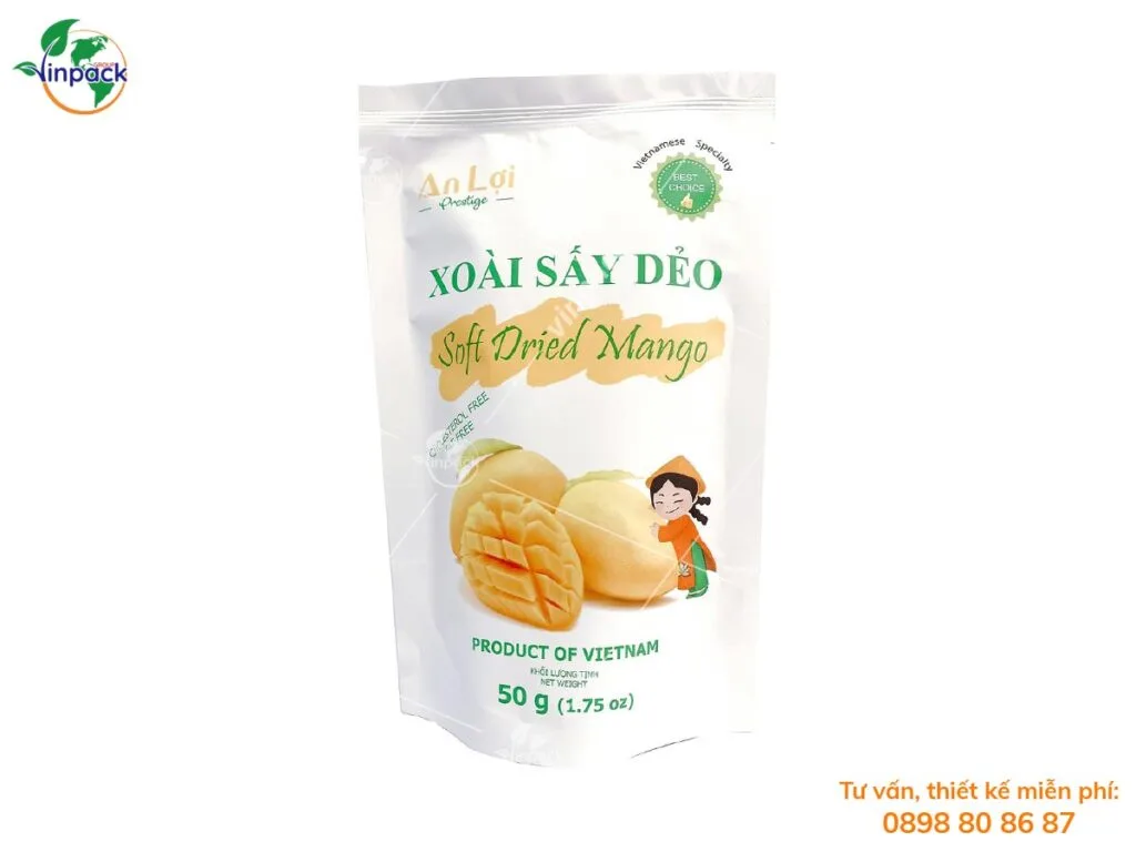 Bao Bì Xoài Sấy Dẻo
