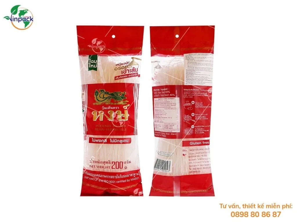 Bao bì đựng miến